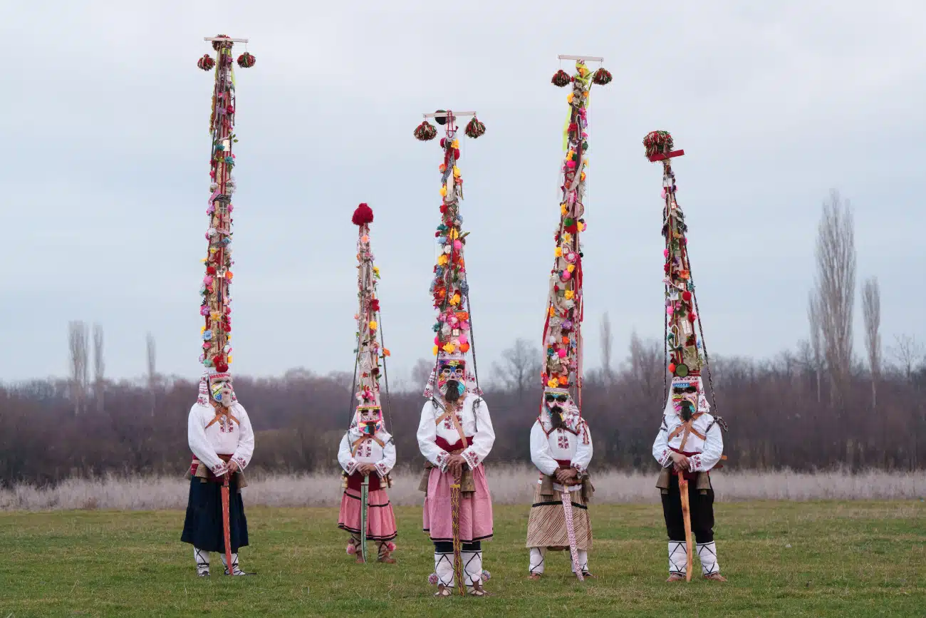 "Kukeri," Borets Village, Brezovo Municipality, Plovdiv Province, Bulgaria