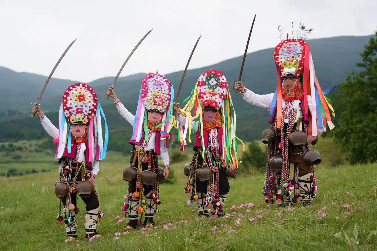 "Kukeri," Kliment village, Karlovo Municipality, Plovdiv District, Bulgaria