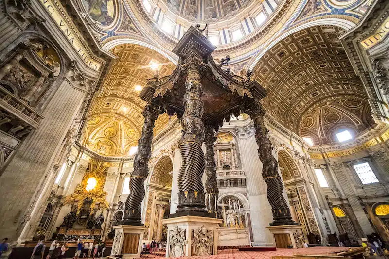 Interior of St. Peters Basilica, Vatican