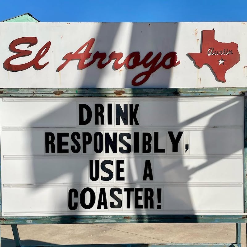 El Arroyo Restaurant Marquee Signs