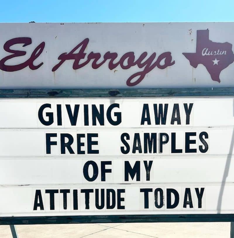 El Arroyo Restaurant Marquee Signs