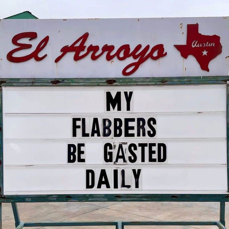 El Arroyo Restaurant Marquee Signs