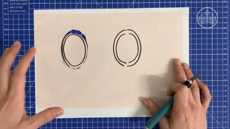 How to cut a stencil