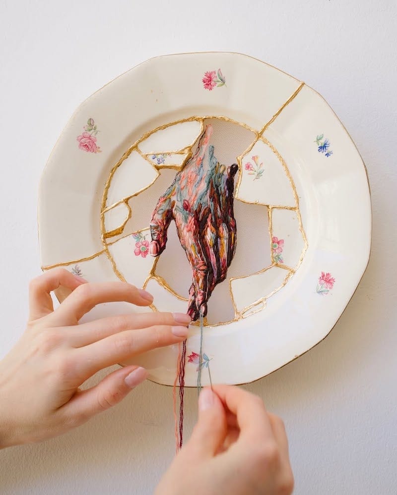 Embroidery Art by Katerina Marchenko