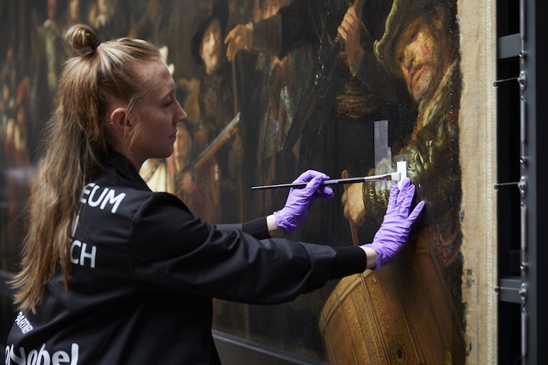 Operation Night Watch restoring Night Watch painting at Rijksmuseum