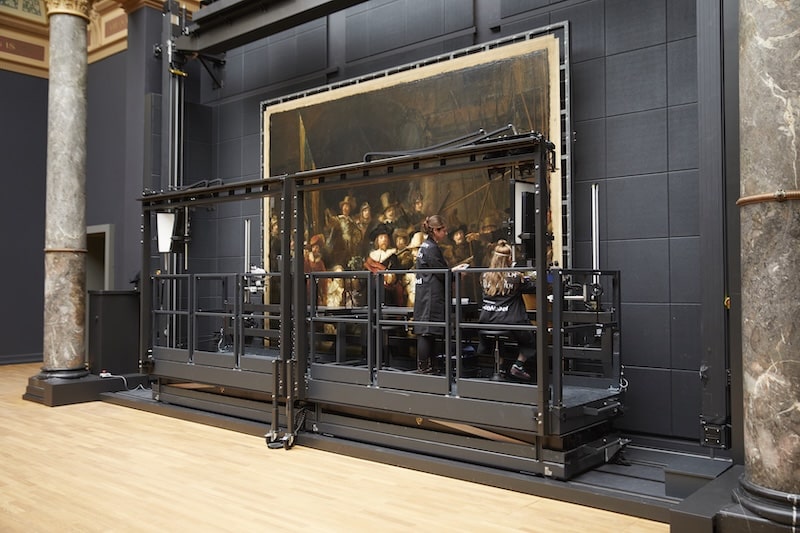 Operation Night Watch restoring Night Watch painting at Rijksmuseum