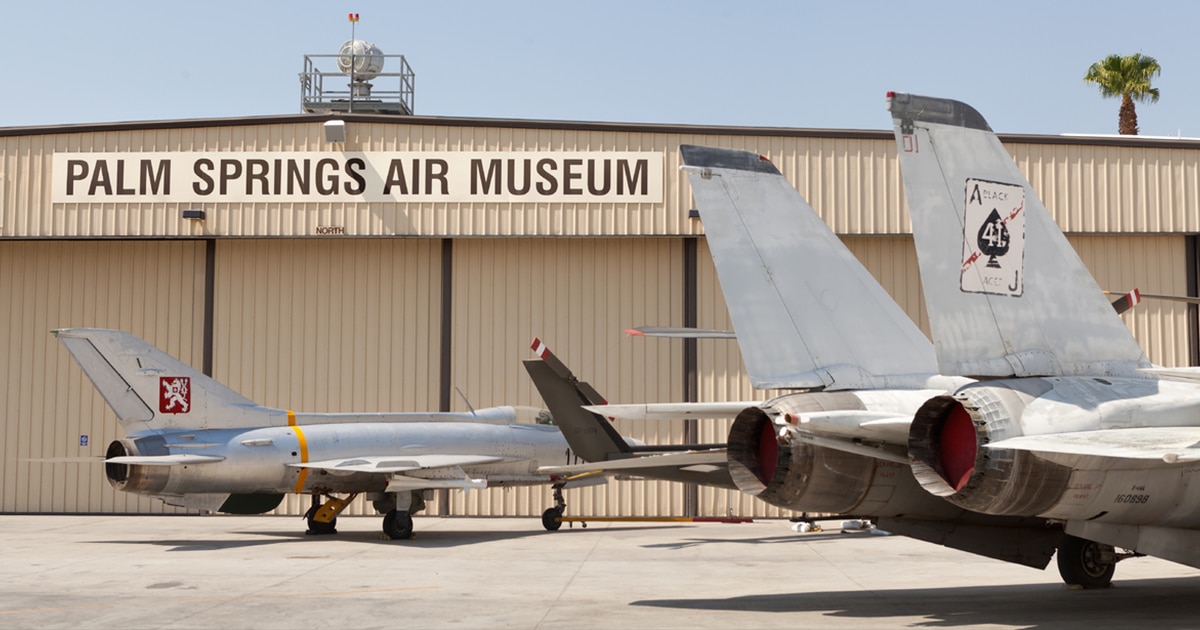 Palm Springs Air Museum Celebrates History of Old War Planes and Lets You Take One for a Ride Today