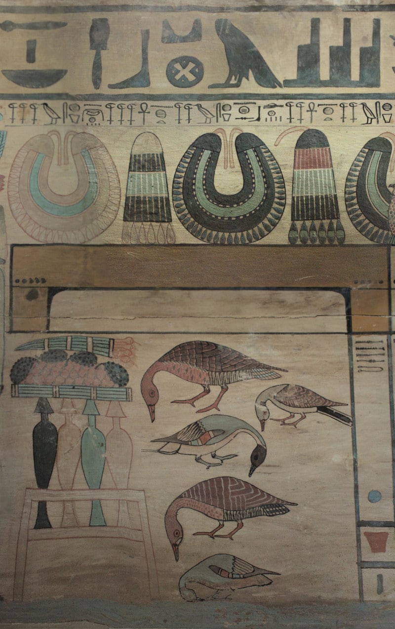 Paintings found in burial chamber of Ancient Egyptian Priestess