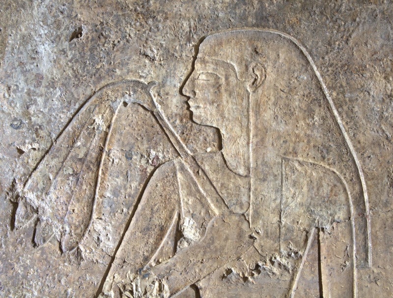 Carvings found in burial chamber of Ancient Egyptian Priestess