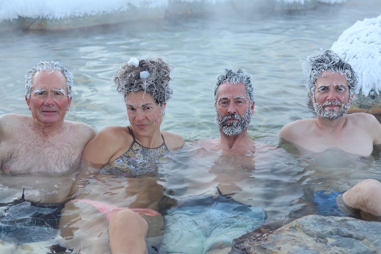 Hair Freezing Contest in Yukon, Canada