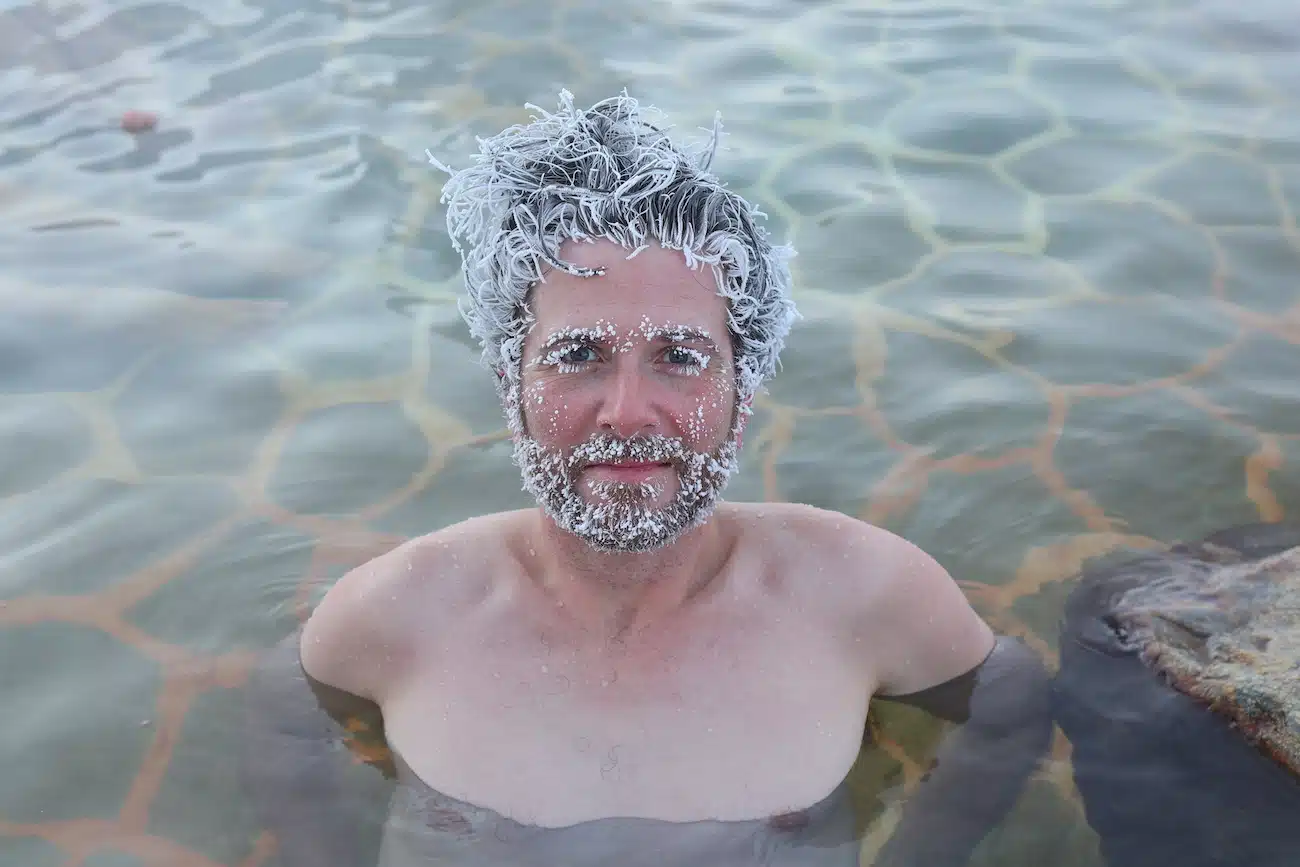 Hair Freezing Contest in Yukon, Canada