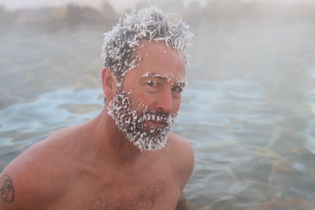 People Are Taking a Dip and Resurfacing With Frosty Hairdos