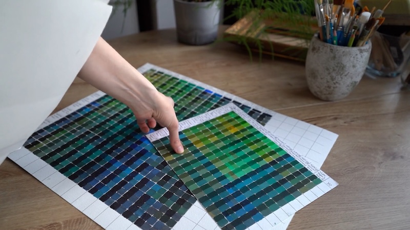 Color Studies in Acrylic