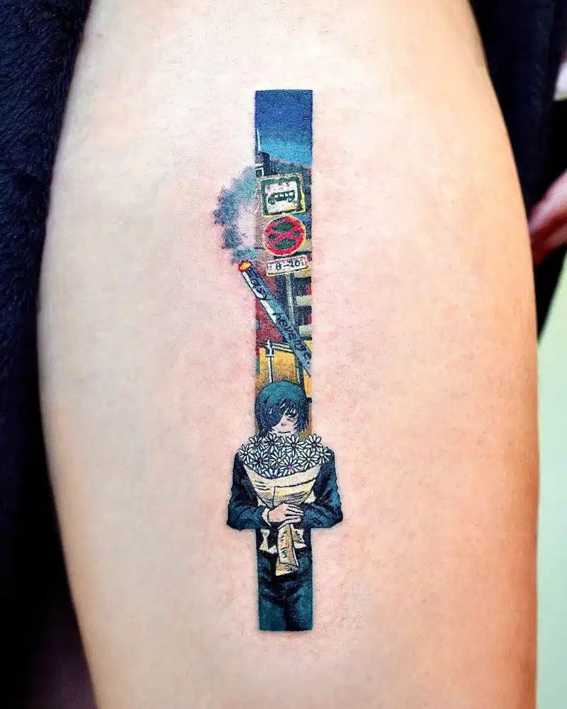 Intricate rectangular tattoo by Daldam