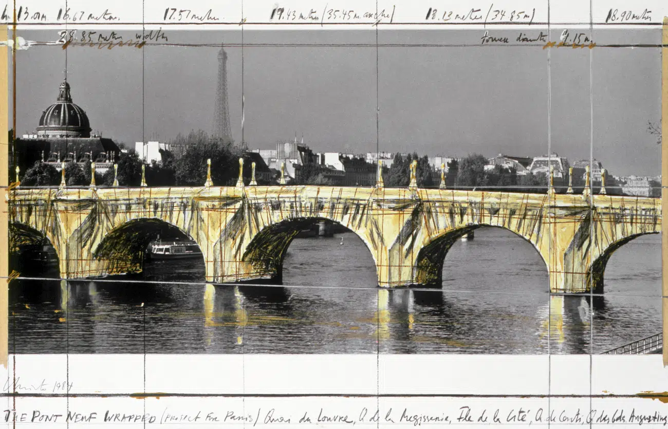 The Pont Neuf Wrapped (Project for Paris)