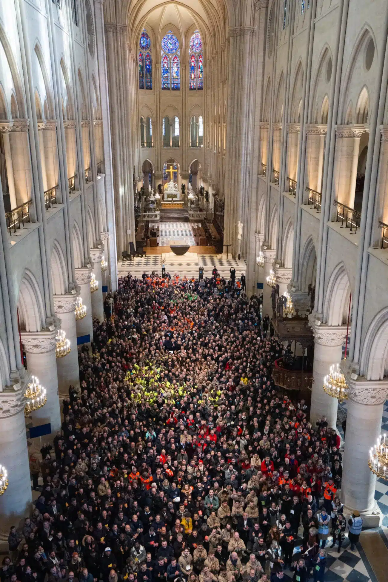 All workers involved in Notre Dame restoration