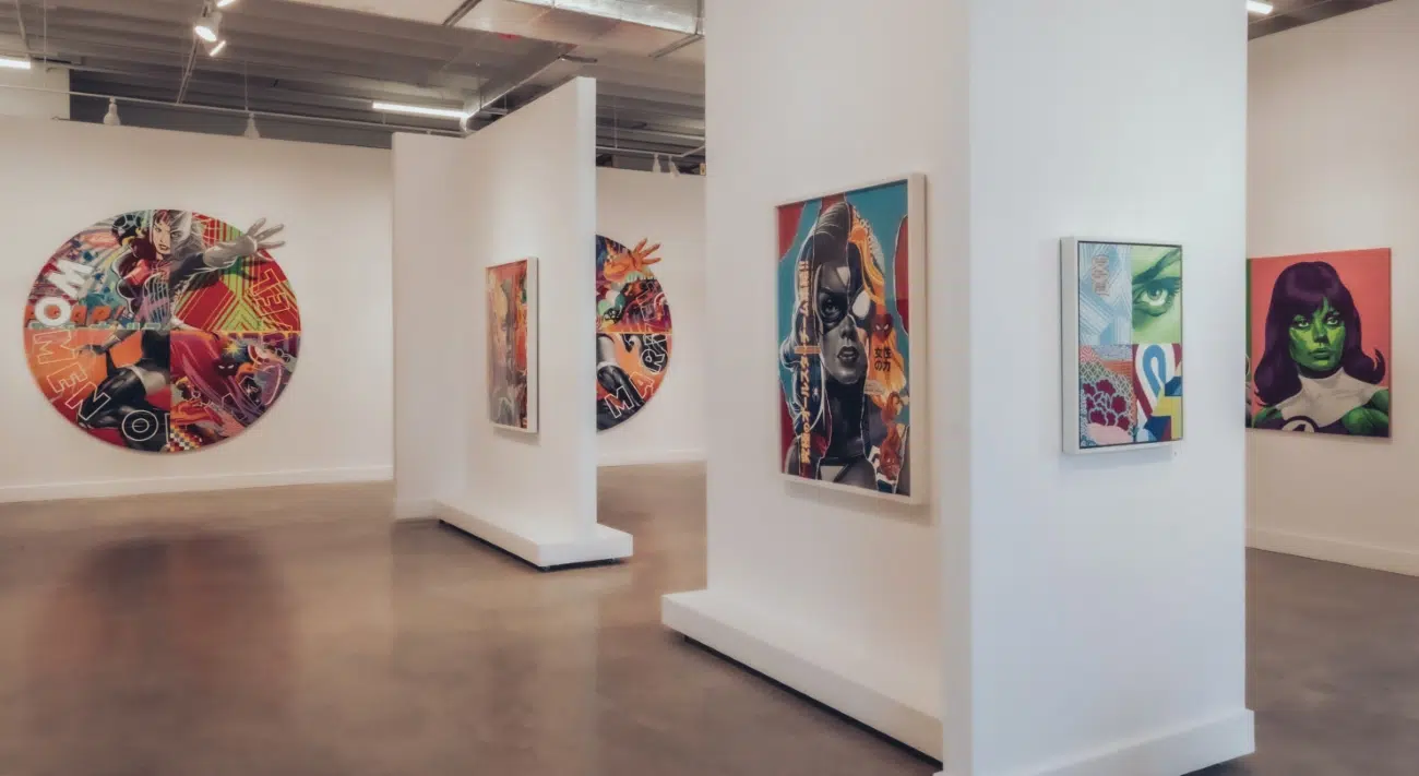 Tristan Eaton Women of Marvel at Miami Art Week