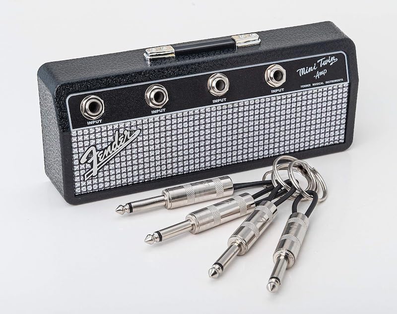 Wall mounting guitar amp key holder keychains music