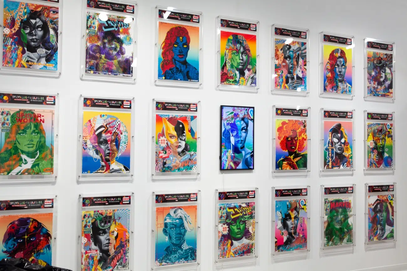 Tristan Eaton Women of Marvel at Miami Art Week