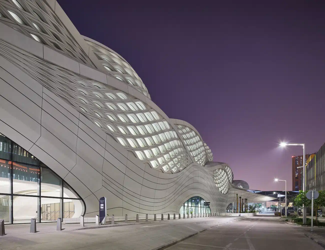 King Abdullah Financial District Metro Station in Riyadh