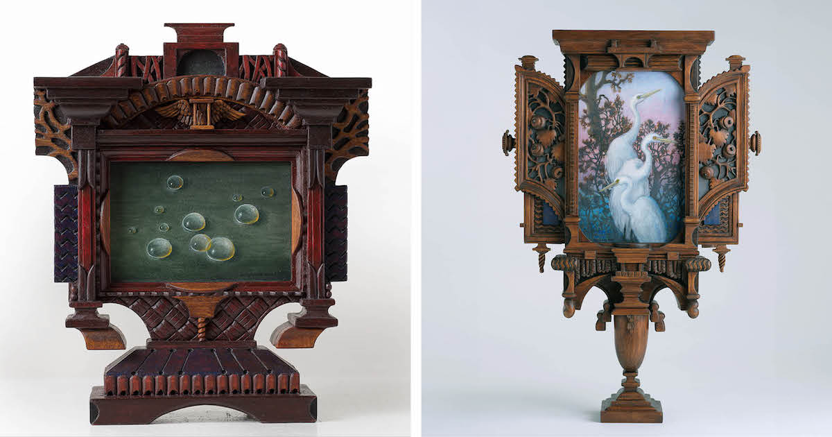 Artist Creates Shrines Celebrating Nature by Cleverly Uniting Paintings and Hand-Carved Frames [Interview]