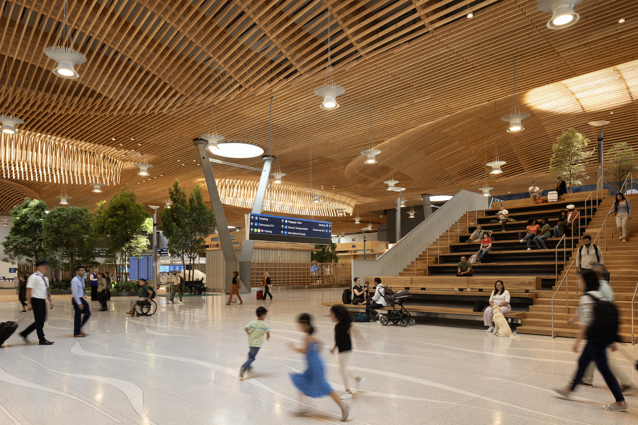 Portland International Airport's New Main Terminal designed by ZGF.