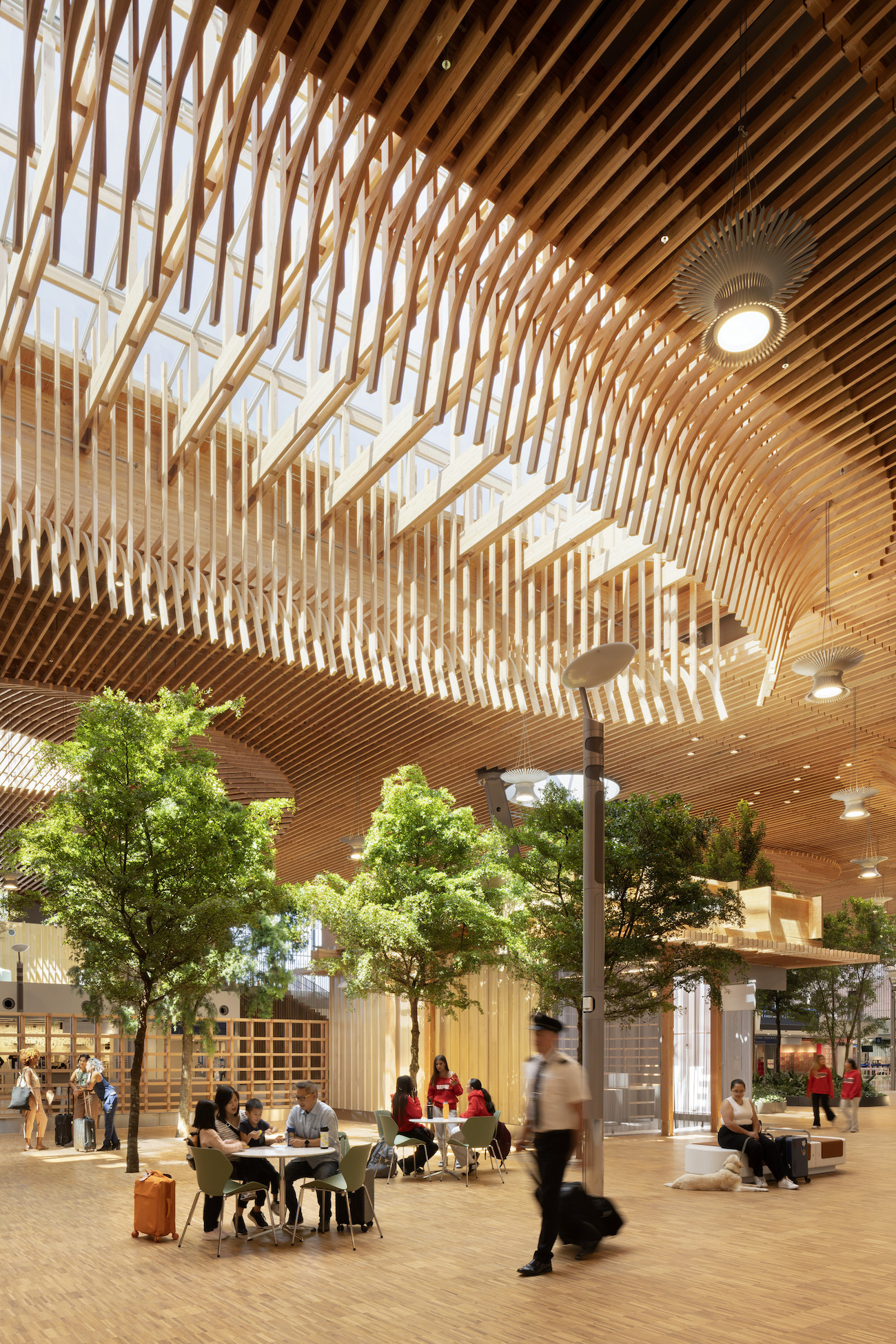 Portland International Airport's New Main Terminal designed by ZGF.