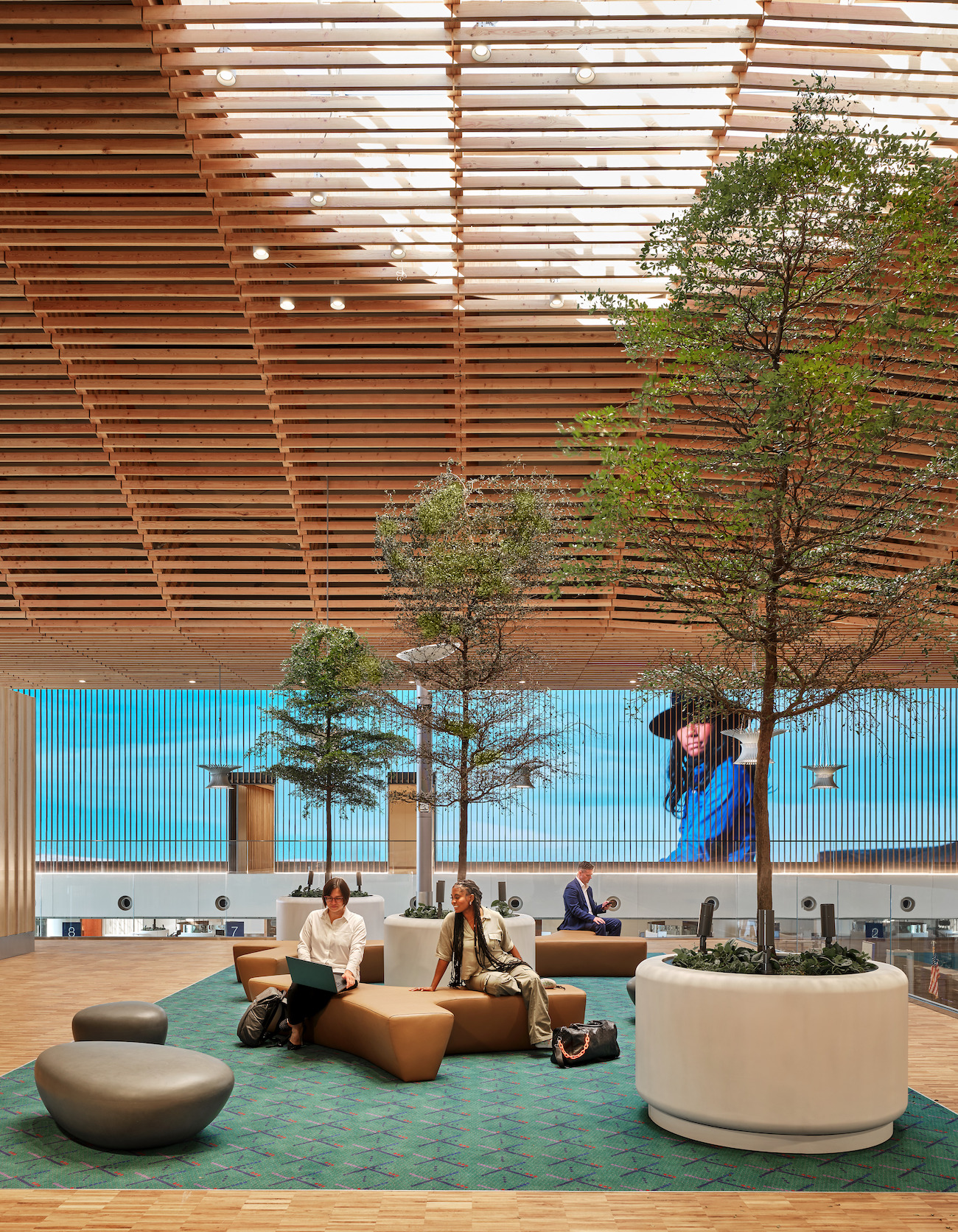 Portland International Airport's New Main Terminal designed by ZGF.