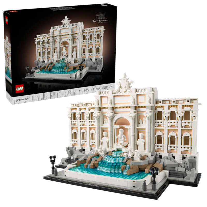 lego trevi fountain set