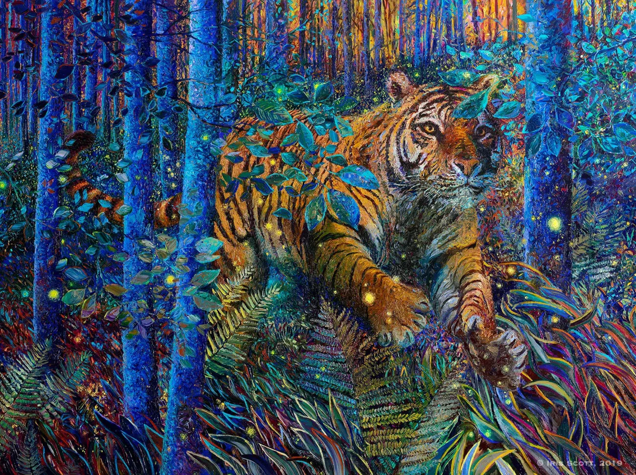 "Tiger Fire" by Iris Scott