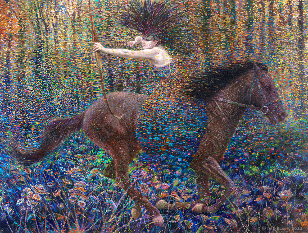 "Goddess of Archery" by Iris Scott