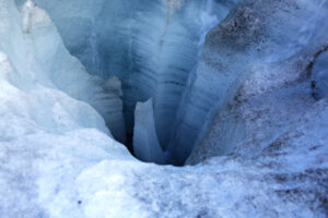 Unnerving POV Video Shows a Skier Falling Into Glacier Crevasse