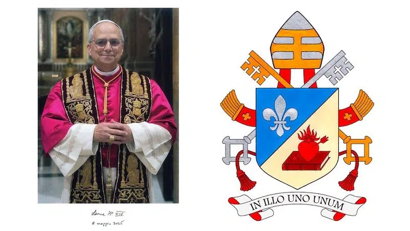 Pope Leo XIV has unveiled his official portrait, coat of arms, and signature