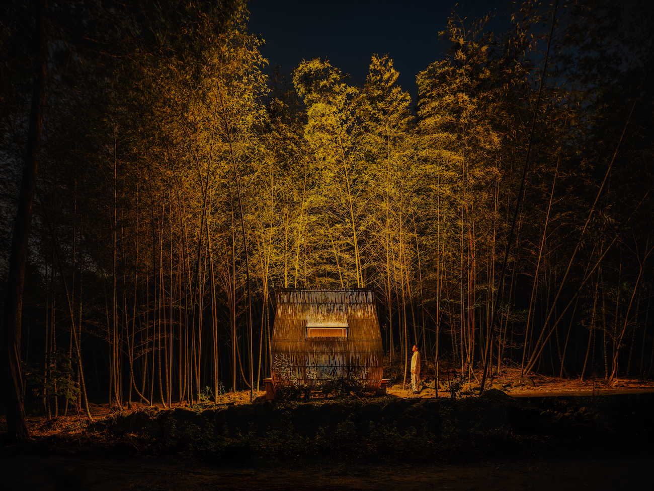 Proyecto de cabina de bambú: albóndigas de arroz pegajosas del artista taiwanés Cheng Tsung Feng