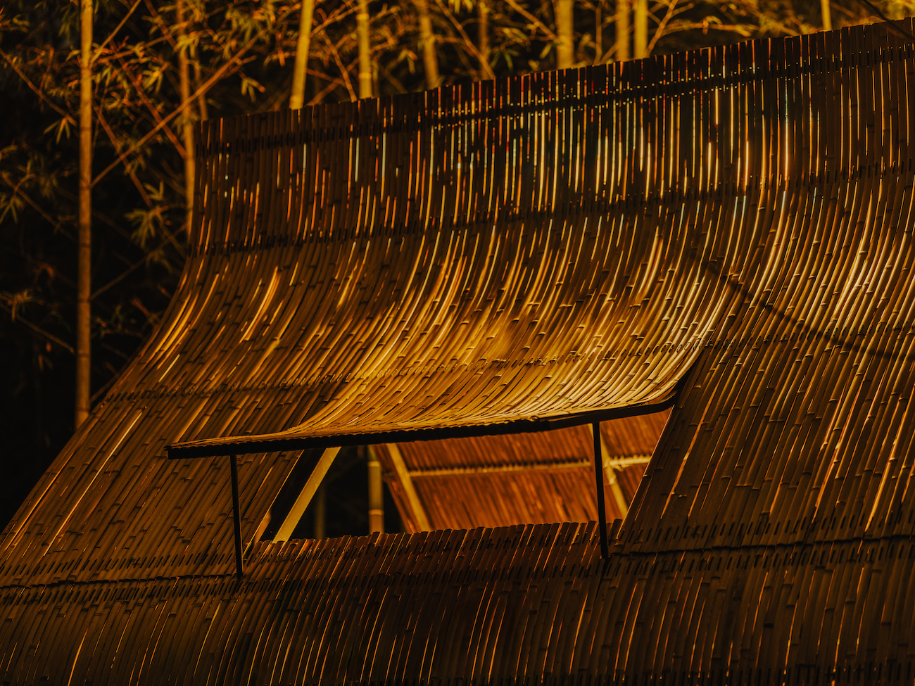 Proyecto de cabina de bambú: albóndigas de arroz pegajosas del artista taiwanés Cheng Tsung Feng