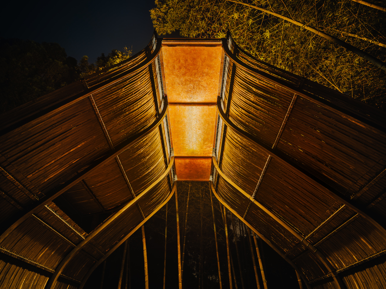 Proyecto de cabina de bambú: albóndigas de arroz pegajosas del artista taiwanés Cheng Tsung Feng