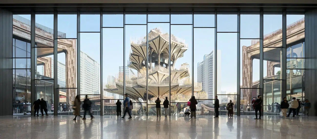 Xi'an CCBD, fundada por Heatherwick Studios