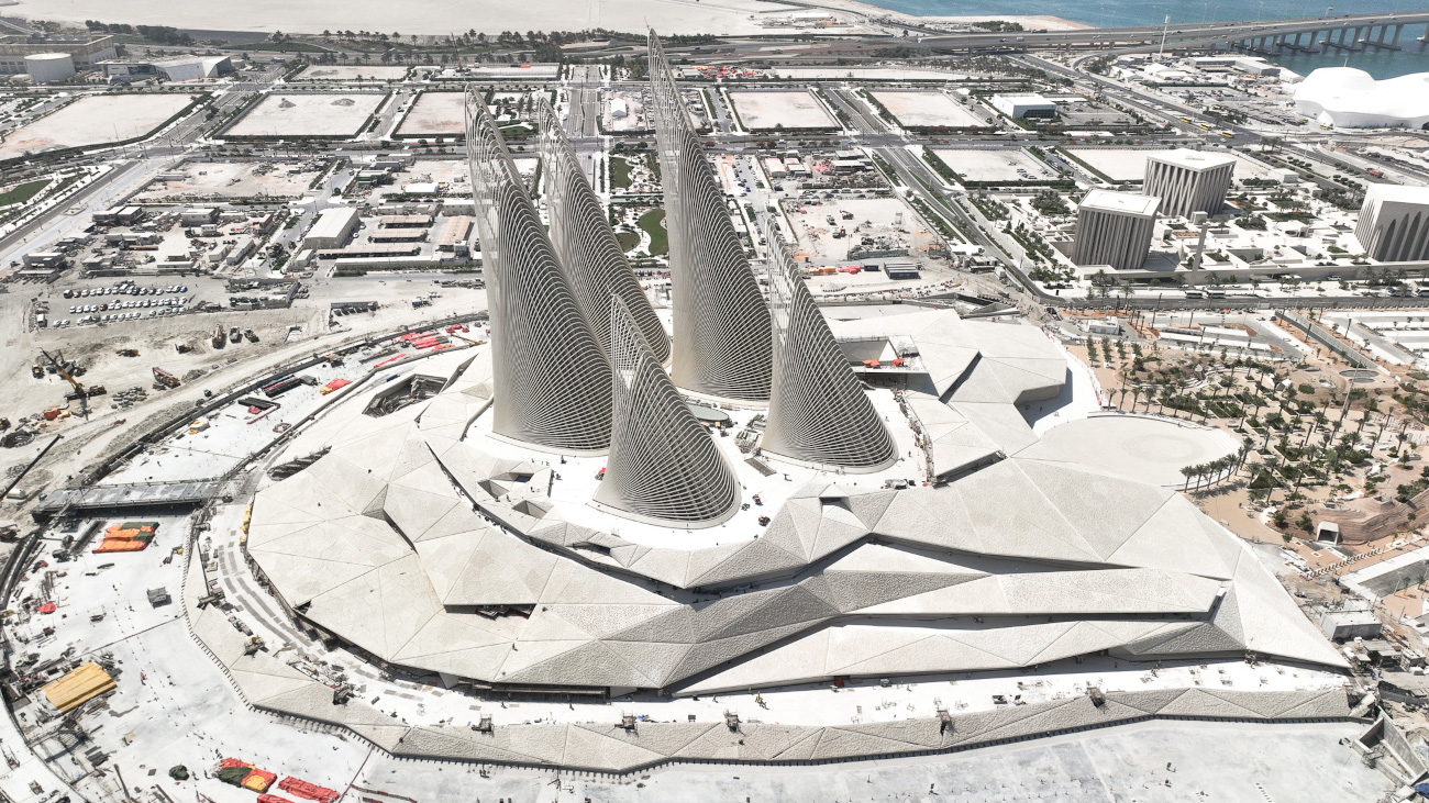 El progreso de la construcción del Museo Nacional Zayer