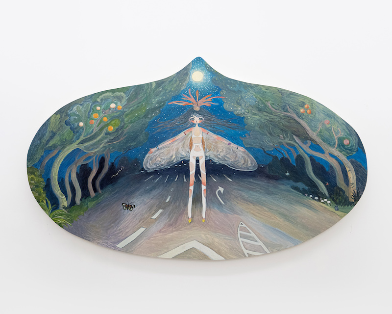 "中心の世界、静けさへの誘い | invitation to tranquility, the world of the center," 2025. (©2025 AYA TAKANO/Kaikai Kiki Co., Ltd. All Rights Reserved.)