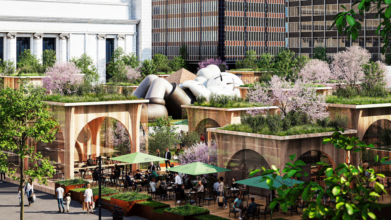 Renderización externa diurna de Japa Valley Tokio