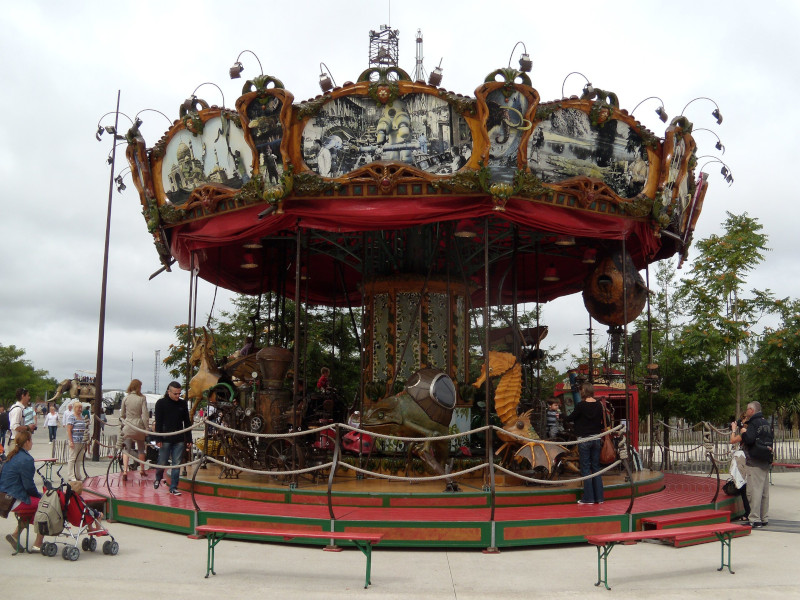 Le Manege d'Andrea, a merry go round in France