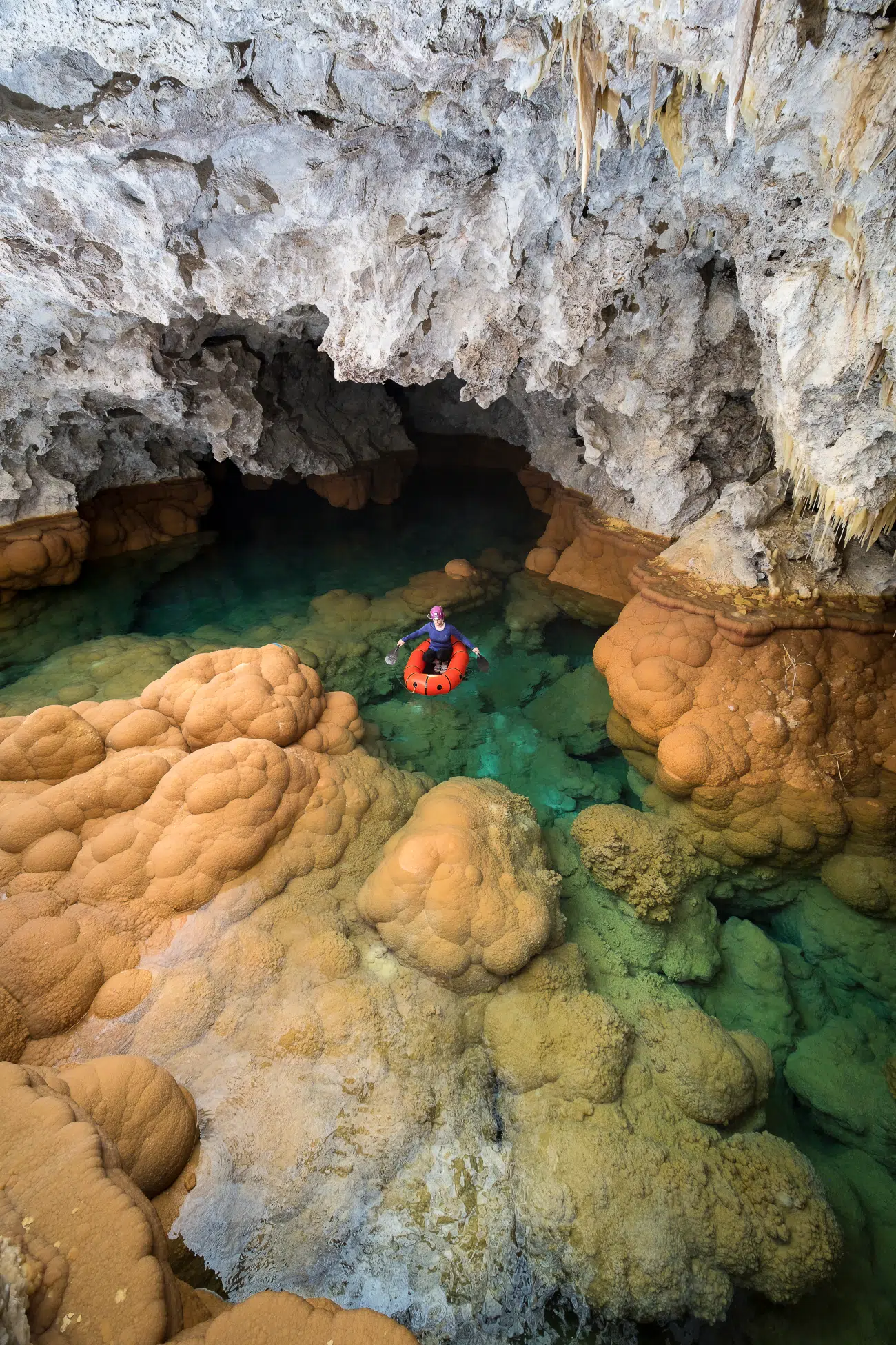 Pool inside Lechuguilla cave