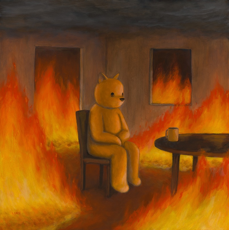 Painting by Luke Chueh