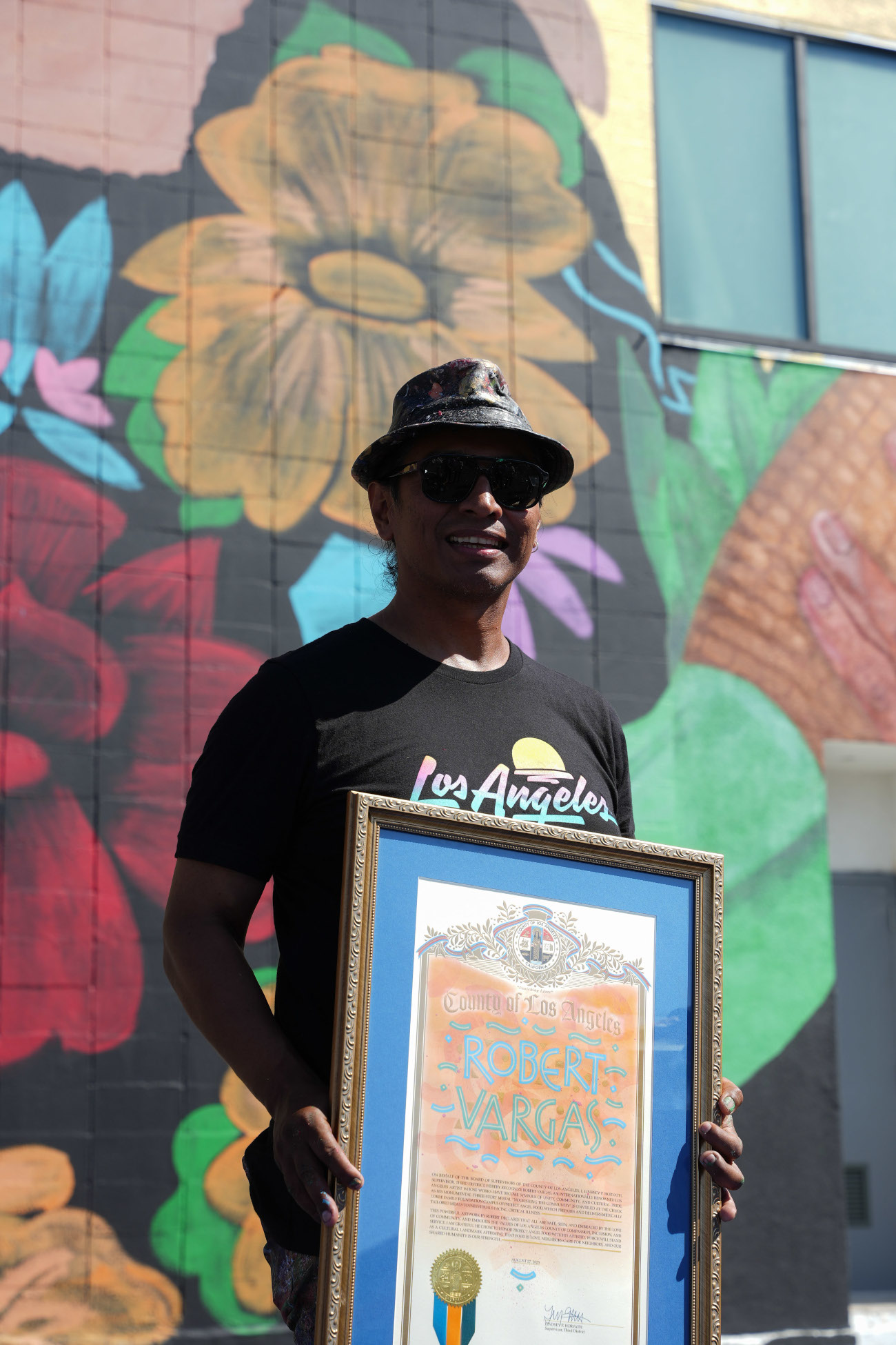 Unveiling Of Robert Vargas' 