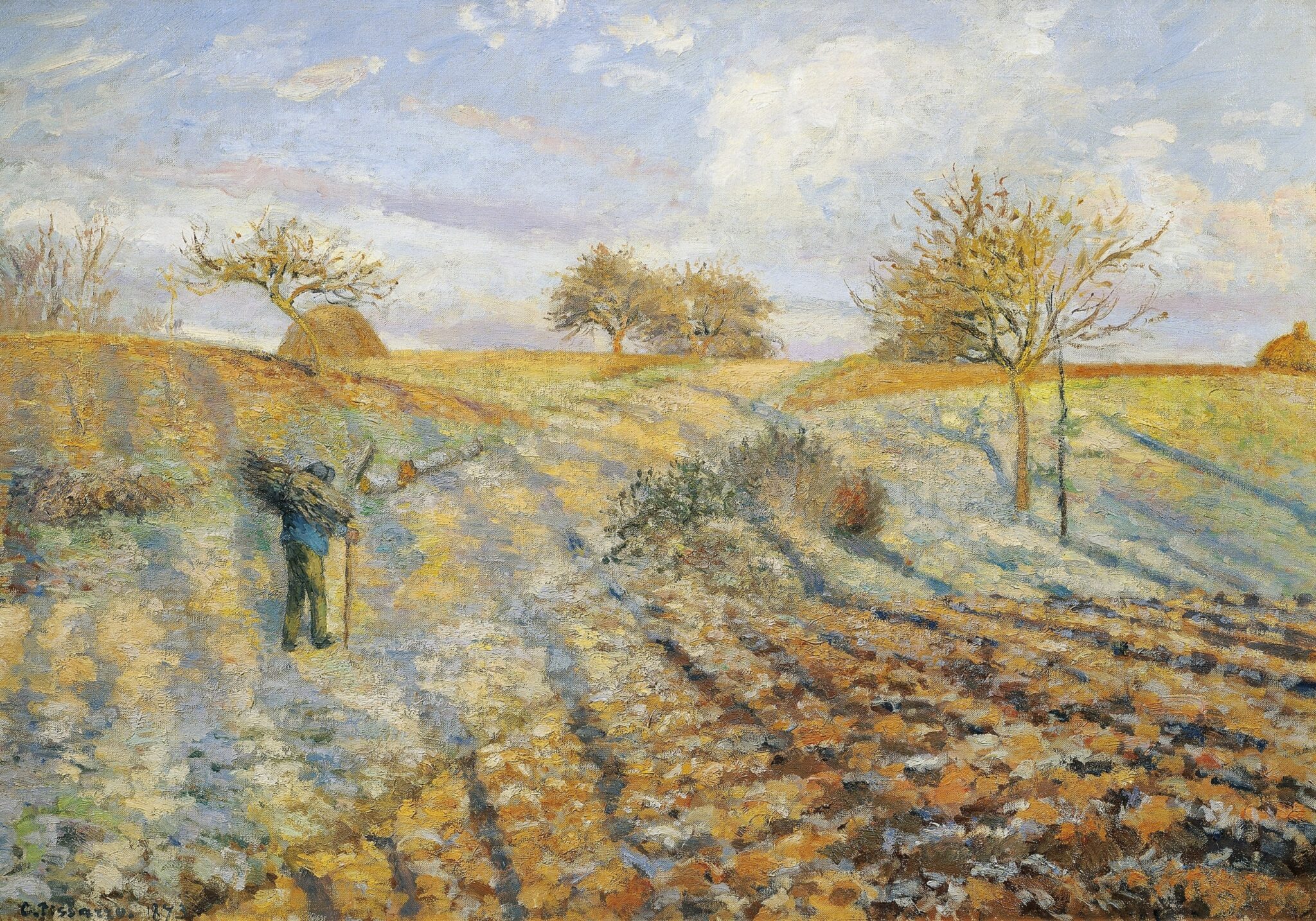 "Hoar-Frost at Ennery," 1873. (Photo: akg-images / De Agostini Picture Lib. / G. Dagli Orti)