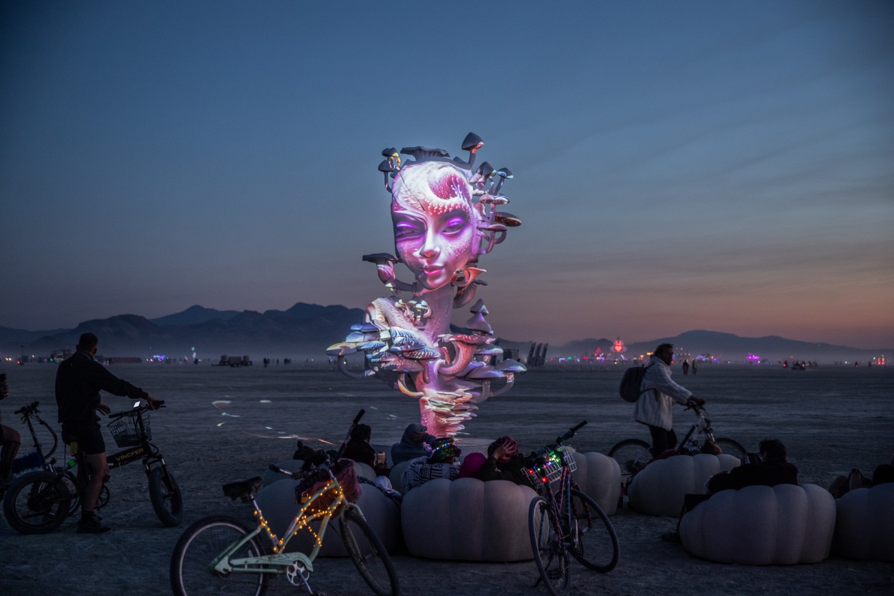Daniel Popper sculpture at Burning Man 2025