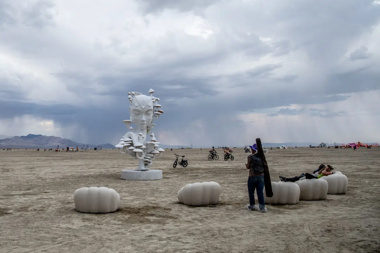 Daniel Popper sculpture at Burning Man 2025