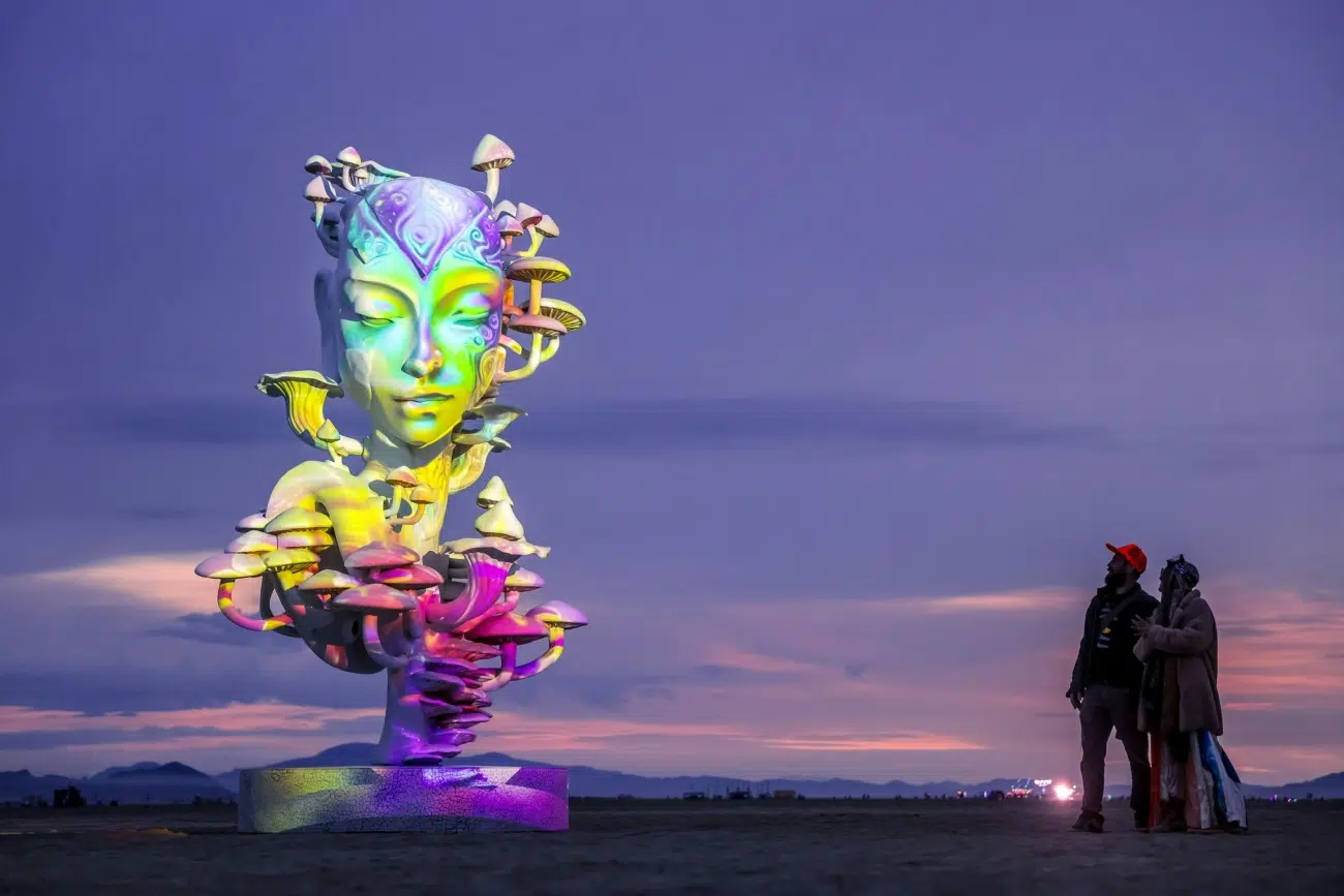 Daniel Popper sculpture at Burning Man 2025