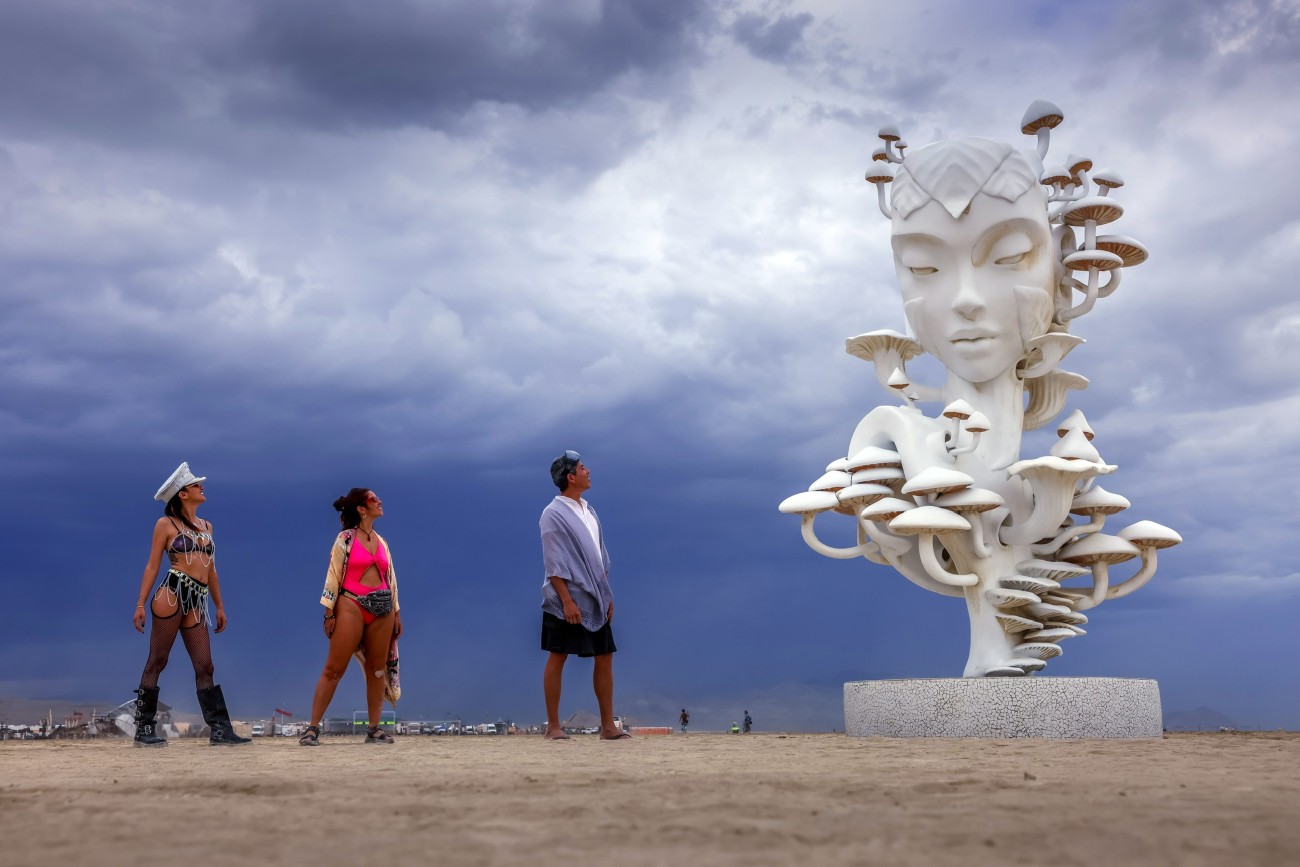 Daniel Popper sculpture at Burning Man 2025
