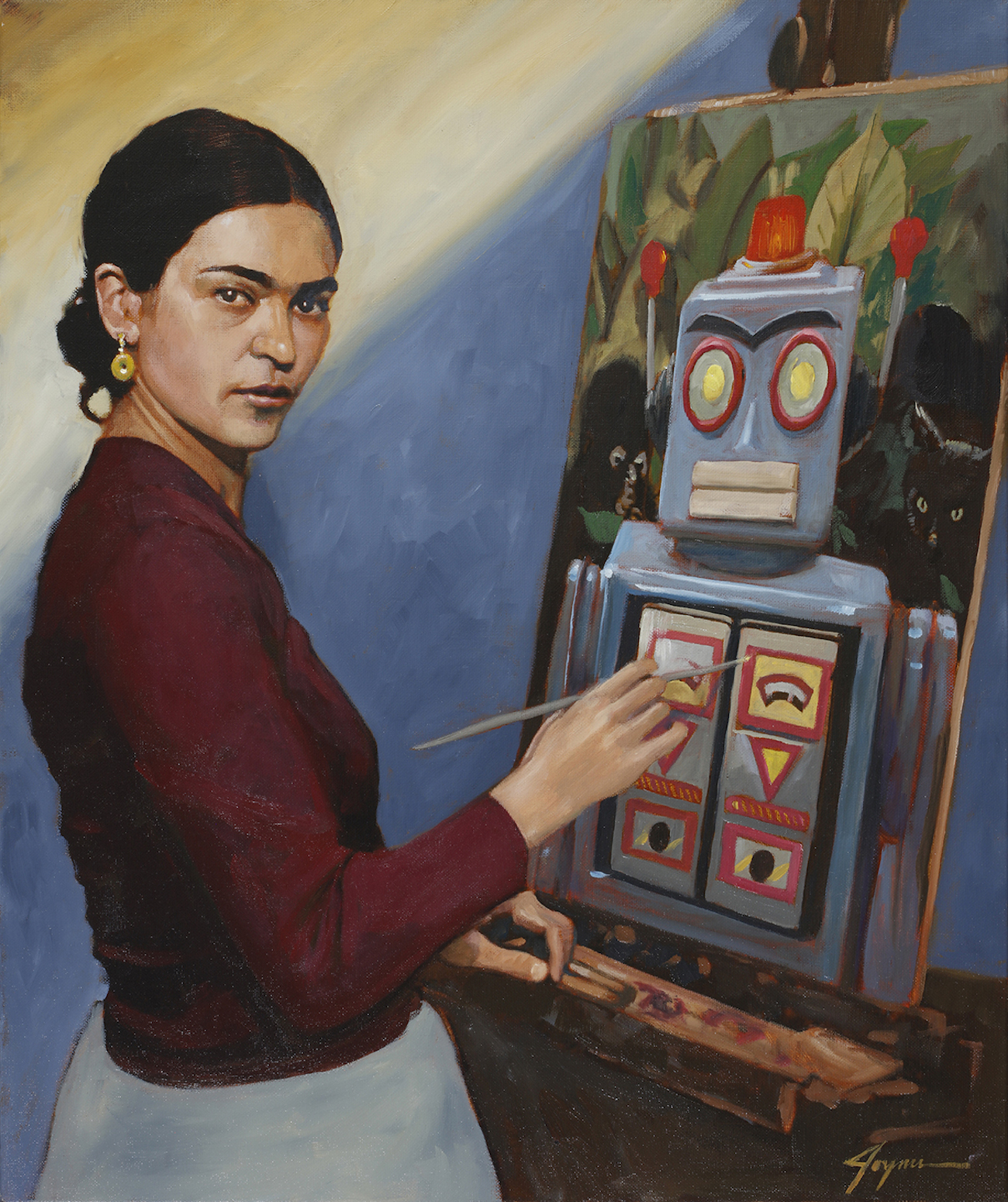 Pop surrealist paintings by Eric Joyner